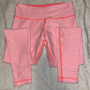 Lululemon full length Orange/Pink Leggings